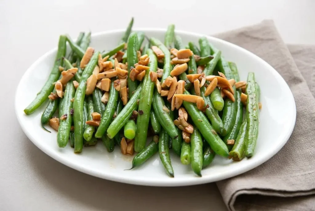Keto Green Beans Almondine