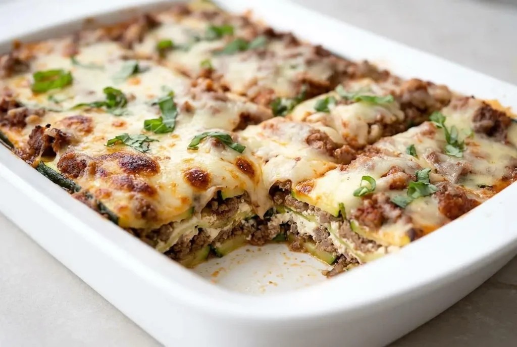 Keto Zucchini Lasagna