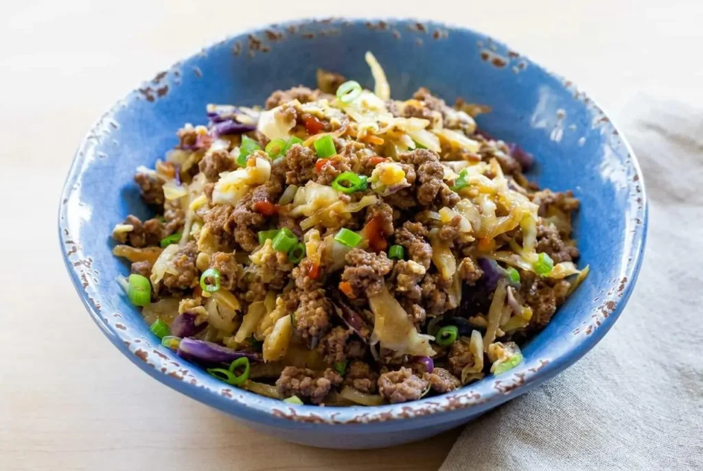 Keto Egg Roll in a Bowl