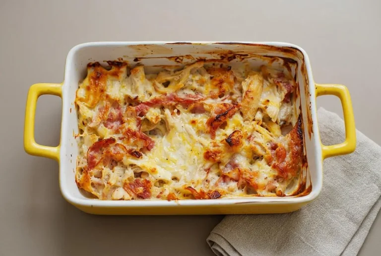 Keto Chicken Cordon Bleu Casserole