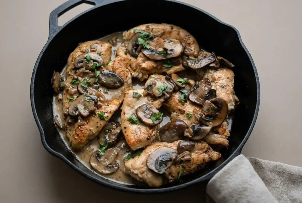 Keto Chicken Marsala