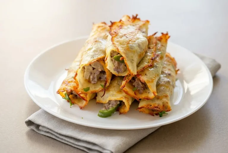 Keto Philly Cheesesteak Roll Ups