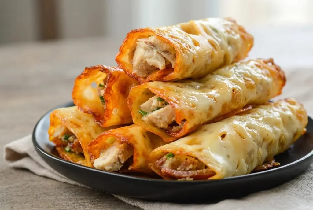 Keto Chicken Bacon Ranch Taquitos